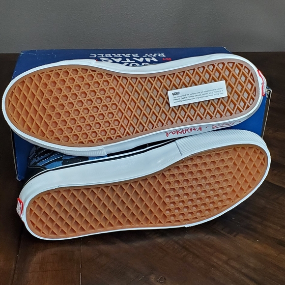 Vans x Krooked Skate Sk8-Hi by Natas For Ray Barbee Men Size 10.5 - Picture 11 of 15